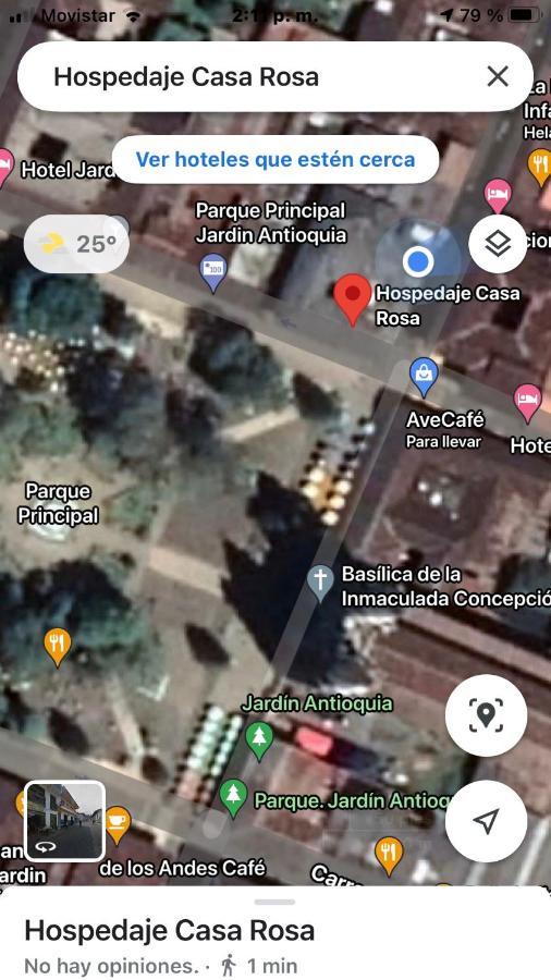 Hospedaje Casa Rosa Jardín Dış mekan fotoğraf